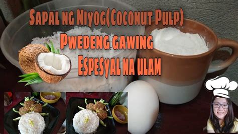 sapal ng niyog in english